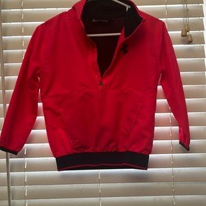 Girls under armor YSM rain or light jacket